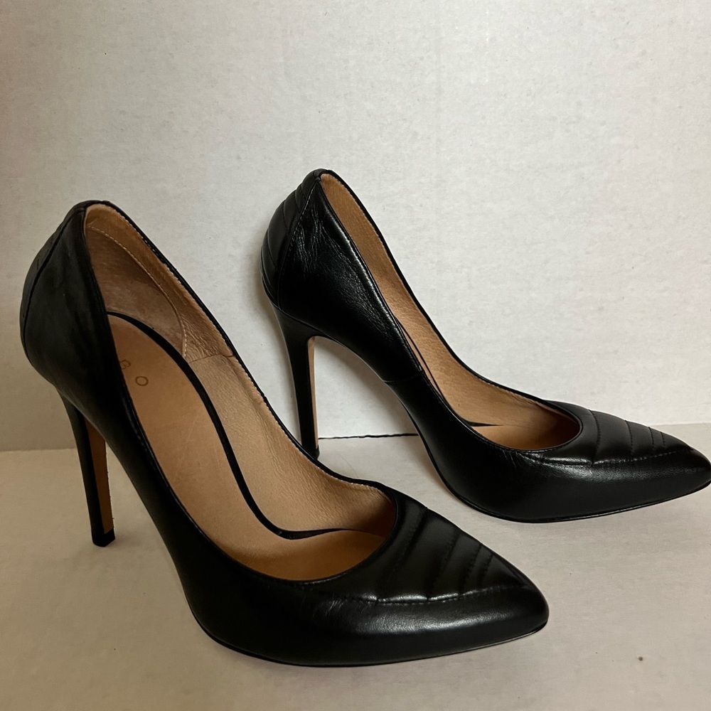 IRO Black Leather Pumps - Picture 2 of 6